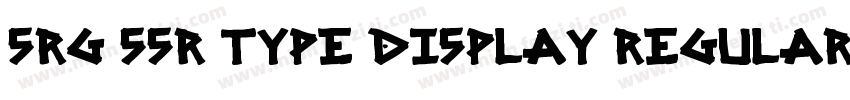 SRG SSR Type Display Regular Regula字体转换